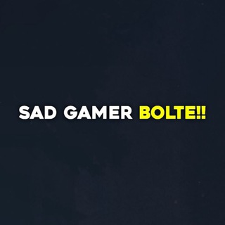 Telegram profile photo for SAD GAMER || ALL PROBELMS SOLUTION !!