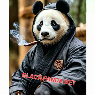 Telegram group profile photo for 🐼BLACK PANDA BET🐼🏒⚽️ ЧАТ