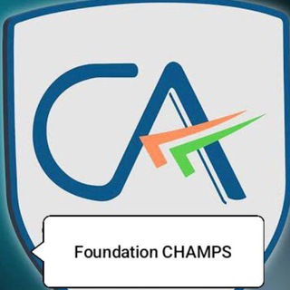 Telegram profile photo for CA FOUNDATION CHAMPS