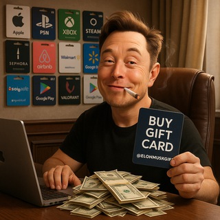 Telegram profile photo for ElonMusk Gift Card Service channel