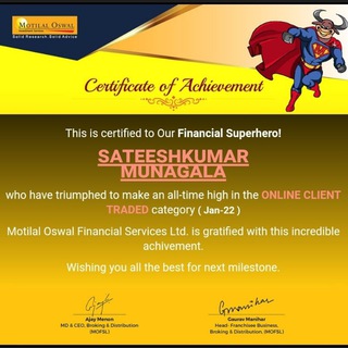 Telegram profile photo for GREATWEALTH4U_NISM CERTIFIED