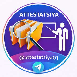 Telegram profile photo for ATTESTATSIYA 2026 Pedkadr.TDI.UZ