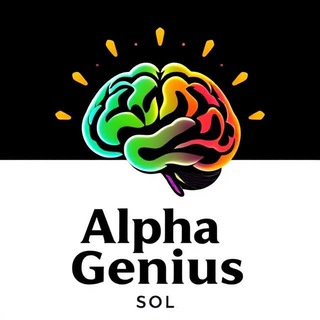 Telegram profile photo for ALPHA GENIUS SOL