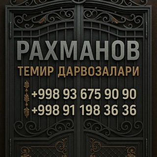 Telegram profile photo for JIZZAX TEMIR DARVOZALARIđź›