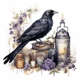 Telegram profile photo for کتابخانه کلاغ | Crow Library