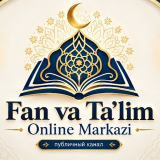 Telegram profile photo for FAN VA TA'LIM ONLAYN O'QUV MARKAZI