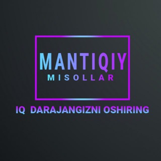 Telegram profile photo for Mantiqiy Misollar
