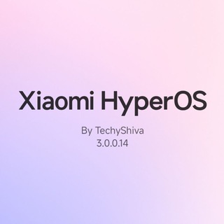 Telegram profile photo for Techy Shiva | Xiaomi HyperOS 4 Updates