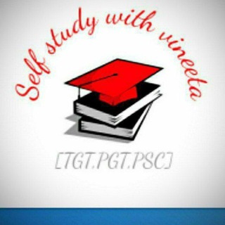 Telegram group profile photo for SELF STUDY WITH VINEETA ππ