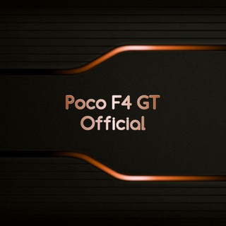 Telegram group profile photo for Poco F4 GT | Official