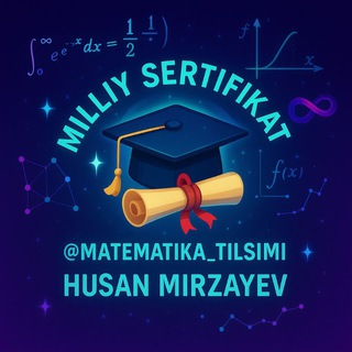 Telegram profile photo for Matematika | Husan Mirzayev