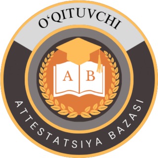 Telegram profile photo for O'QITUVCHI | ATTESTATSIYA BAZASI