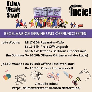 Telegram profile photo for KlimaWerkStadt & LucieGarten Bremen