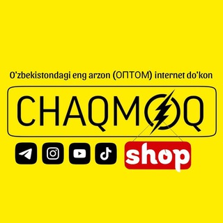 Telegram profile photo for CHAQMOQ SHOP