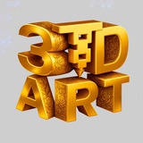 Telegram profile photo for 3D ART