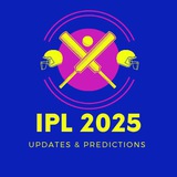 Telegram profile photo for IPL 2025 UPDATES & PREDICTION