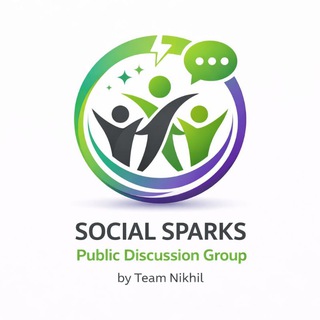 Telegram group profile photo for Social Sparks - Team Nikhil Edition