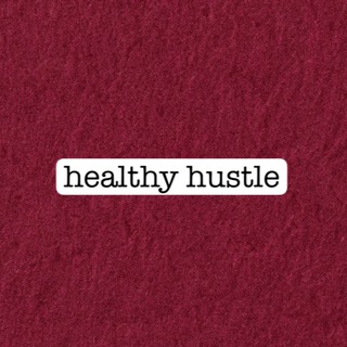 Telegram profile photo for Healthy Hustle