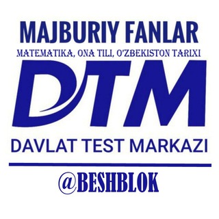 Telegram profile photo for BESH BLOK | DTM Majburiy Fanlari