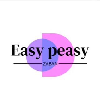 Telegram profile photo for Easy peasy zaban
