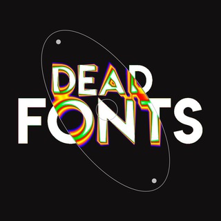 Telegram profile photo for DEAD FONTS