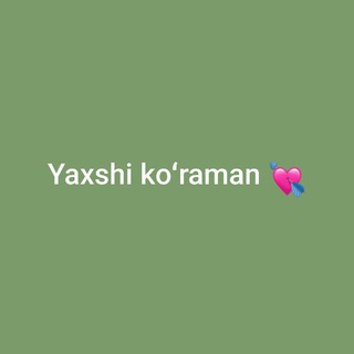 Telegram profile photo for Yaxshi koʻraman)