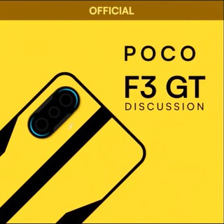 Telegram group profile photo for Poco F3 GT | OFFICIAL
