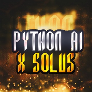 Telegram profile photo for PYTHON AI BY X SOLUS
