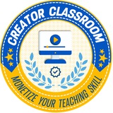 Telegram profile photo for Creator Classroom