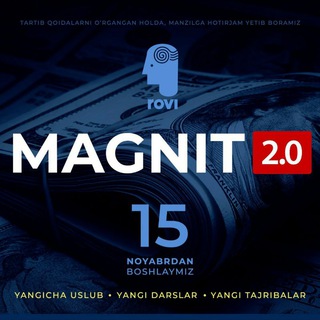 Telegram profile photo for "Magnit"-2.0 Online kursi