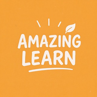 Telegram profile photo for Amazing Learn