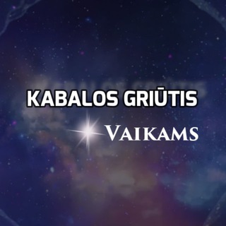 Telegram profile photo for Kabalos griūtis vaikams