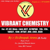 Telegram profile photo for VIBRANT CHEMISTRY IIT/NEET🏆🏅