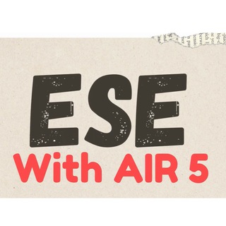 Telegram profile photo for ESE & GATE ME by AIR 5 (2018)