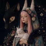Telegram profile photo for MuscatDream AI art