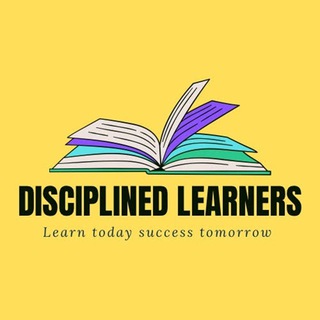 Telegram profile photo for Disciplined Learners