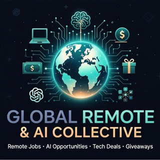 Telegram profile photo for The Global Remote & AI Collective