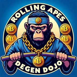 Telegram profile photo for Rolling Apes Degen Dojo