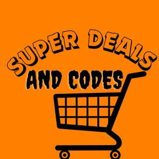 Telegram profile photo for SUPER DEALS AND CODES🛒