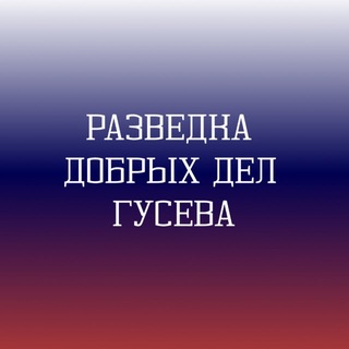 Telegram profile photo for Разведка добрых дел Гусева