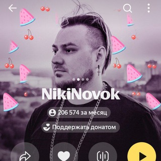 Telegram profile photo for NikiNovokMusic