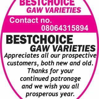 Telegram profile photo for BESTCHOICE STORE WHOLESALES/DROPSHIPPING Group... 08064315894