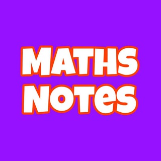 Telegram profile photo for Math Notes Class 10