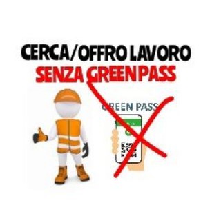 Telegram profile photo for LAVORO NO GREEN PASS ๐ฉโ๐๐จโ๐ณ๐ทโโ๐ฎโโ