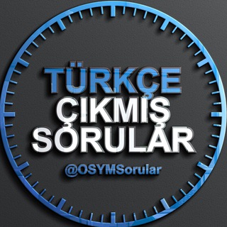 Telegram profile photo for KPSS TÜRKÇE ÇIKMIŞ SORULAR