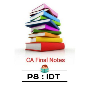 Telegram profile photo for P5 IDT : CA Final Notes