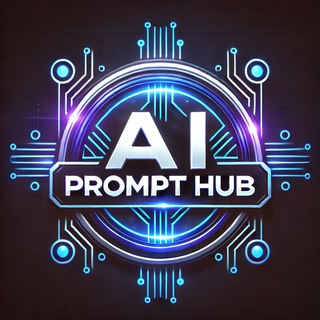 Telegram profile photo for AI Prompt Hub | Готовые промты для ИИ