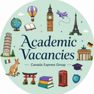 Telegram profile photo for Academic Vacancies 🌏