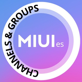 Telegram profile photo for MIUIes | Canales y Grupos