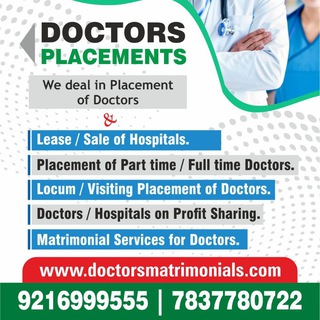 Telegram profile photo for Hospitals Lease / Sale / Rent / Partnership Doctors Placements